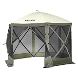 VEVOR Pop-Up-Pavillonzelt, Pop-Up-Zelt mit 6-seitigem...