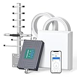 Handy Signalverstärker LTE Repeater Signalverstärker 4g 3g GSM Repeater Band 20/8/1 Mobilfunk GSM Verstärker Sprachanrufe und Daten für Alle Netzbetreiber - 70dB Maximale Verstärkung