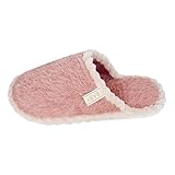 Generisch Slippers Women's Winter,Hausschuhe Herren Hausschuhe Damen Hausschuh Filz Lammfell Men's Winter Warm