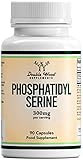 Double Wood Phosphatidylserin Nahrungsergänzungsmittel | 90 Hochwirksame Phosphatidylserine Kapseln – 300mg Phosphatidyl Serine pro Portion | Gentechnik- und Glutenfrei