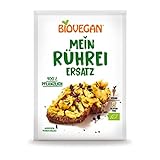 Biovegan Mein Rührei-Ersatz, pflanzlicher Ei Ersatz aus Kichererbsen, ideal für leckeres Rührei, glutenfrei und vegan, 15 x 50 g (750 g)