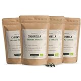 Cupplement Chlorella Tabletten 500 mg Bio Kombideal 4x 300 Tabletten - Algen - Detox