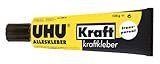 UHU Alleskleber Kraft Tube, Transparenter, universeller Kraftkleber mit außergewöhnlicher Klebekraft, transparent, 125 g