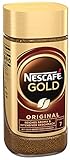 NESCAFÉ GOLD Original, löslicher Bohnenkaffee, Instant-Kaffee aus erlesenen Kaffeebohnen, koffeinhaltig, 1er Pack (1 x 100g)