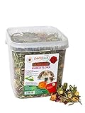 petifool Nager Flora 430g - Alleinfutter für Nager - natürliches Nagerfutter für Kaninchen und Meerschweinchen - ohne künstliche Zusätze - 100% Natur - artgerechtes Futter - Kräuter und Luzerne