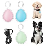 HOSPAOP LED Leuchtanhänger für Hunde, 3 Stück USB Wiederaufladbare Sicherheitslicht Hundelicht mit 3 Leuchtmodi, Blinklicht für Hundehalsband, Kinder Schulranzen, Katzen, Jogger