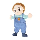 FUNOMOCYA Lustige Handpuppe Plüschfigur für Interaktive Handspielpuppe mit Lebensechtem Design Bunte Cartoon handpuppe für Geschichten Erzählen und Kreatives