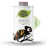Just Paints - Möbelöl für Innen | Natürliches, farbloses Holzöl, schnelltrocknend (matt) - made in Germany (1 L - farblos)