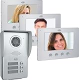 ELRO DV4000-3 Video-Türsprechanlage Kit │ 3 Wohnungen │...