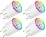 SHELLY WLAN-Steckdose Plug S Gen3, Matter, weiß, 4 Stück