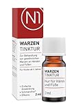 N1 Warzen Tinktur 2ml - [Medizinprodukt] - einfach & schmerzfrei nur 1x pro Woche - Warzenentferner, Warzen entfernen, Dornwarzen entfernen, Warzenmittel