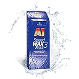 DR. WACK - A1 Speed Wax Plus 3 500 ml - Autowachs mit Wasserabperl-Effekt - Besserer Schutz & Glanz durch Carnauba-Booster-Technologie - Auto-Lackversiegelung - für alle Lacke - Hochwertige Autopflege