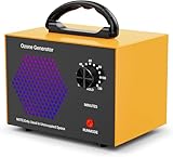 Ozongenerator 40000 mg/h Ozongerät, 300㎡ Ozon Luftreiniger mit 120 Min Timer, Industrieller O3 Ozone Generator Reinigen Gerüche für Auto, Wohnung, Haustiere und Küche