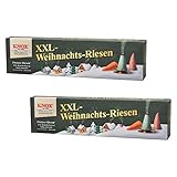 KNOX Räucherkerzen XXL Weihnachtsriesen, Zwetzer Riesen, inklusive Glimmschale, Made in Germany, 2er Packung