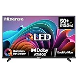 Hisense 40A5NQ 101cm (40 Zoll) QLED Fernseher Full HD, Smart TV, Triple Tuner, AI Sports Mode, Dolby Atmos, Share to TV, Duale Positionierung, WiFi, Game & Hotel Modus, Schwarz [2024]