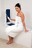 Bellavita Classic Badewannenlift, Blau, Kunststoff, 30 kg, 41 cm Sitztiefe, 50 Grad verstellbare Rückenlehne, Touch Bedienung, Frontöffnung für persönliche Hygiene