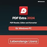 PDF Extra Lifetime – Professioneller PDF Editor – Lebenslange Lizenz – Bearbeiten, Schützen, Kommentieren, Konvertieren, Ausfüllen und Signieren von PDFs für 1 Windows PC