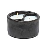 Paddywax Candles YY1002Z Yin & Yang Collection Duftkerze, 325 g, Schwarz – Palo Santo | Cade