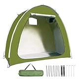 Qfdiwr Fahrradunterstand – Außenplane für Motorrad – Aufbewahrungszelt für Fahrrad, faltbar, wetterfest, für Terrasse, Rasen, Garten, Outdoor, Camping