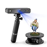 Revopoint Mini tragbarer 3D-Scanner mit doppelter Achse, flach, Genauigkeit 0,02 mm, blaues Licht, professioneller 3D-Scanner für 3D-Drucker, Schmuck, Dental, kleine Gegenstände