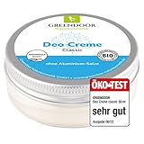 GREENDOOR Deo Creme Ohne Aluminium/Alkohol vegan 50ml – 6...