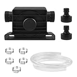 VINEST Bohrmaschinenpumpe, Hohe Durchflussmenge Pumpe Bohrmaschine, Portable Akkuschrauber Pumpe Wasser Abpumpen, Wasserpumpe mit 2m Schlauch, Max Drehzahl 3500 U/min Leistung 40 L/min für Wasser Öl