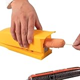 Wurstschneider, Schneidewerkzeug – vielseitiger Bananenschneider, Schneidewerkzeug für Hot Dog, manuelle Schneidemaschine, kompakter Lebensmittelzerkleinerer für Picknick, Grill zu Hause