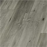 HORI Klick Hart Vinylboden aus hochwertigem SPC ohne PVC, Mackay, hochwertige Landhausdiele, 2,2 m², Trittschalldämmung, wasserfest, für Fußbodenheizung und Feuchträume geeignet,