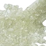 0,5 kg transparentes großes dekoratives Meeresglas, Glasgranulat, Kunsthandwerk, unregelmäßiges Meeresglas für Vasenfüller, Tischbrunnen, Sukkulenten, Terrarium, Aquarium, Fischschildkröte