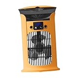 Baoblaze Mini Desktop Klimaanlage Luftkühlungslüfter persönlicher Raum 7 Farblicht Luftbefeuchter -Konditionierungslüfter für Büroauto, Gelb
