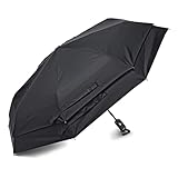 Samsonite Windschutz Automatikschirm zum Öffnen/Schließen, Schwarz, Einheitsgröße, Schwarz, Einheitsgröße, Windschutz mit automatischem Öffnen/Schließen