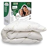 LitaLente Bio Bambus Bettdecke - Antiallergisch 100% waschbar - kühlend - feuchtigkeitsregulierend 200 x 200 cm