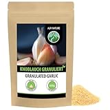 Knoblauch granuliert (500g), Knoblauchgranulat, Knoblauch gemahlen, 100% naturrein aus schonend getrocknetem Knoblauch, natürlich ohne Zusätze, vegan