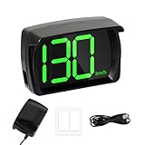 Digitaler Auto Tachometer，Auto HUD Head Up Display 2.8' KM/H | Tachometer mit GPS Chip，Geschwindigkeitsanzeige für alle Fahrzeuge，USB Plug and Play (1)