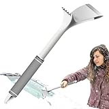 Gitekain Car Snow Scraper, Snow Removal Tool, Ergonomic Grip Scraper, Winter Window Tool, Multifunctional Snow Scraper, Ice Scraper for Cars, Windshield Snow Remover, Compact Snow Scraper