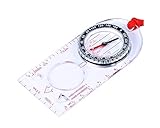 Kompass Wandern,Floureszierender Kartenkompass Militär Kompass Pfadfinder-Kompass Outdoor Navigation Kompass für Wandern Camping Outdoor Sport