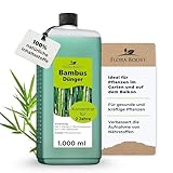 Flora Boost Bambus Dünger Flora Boost 1000ml I Für bis zu 200L Gießwasser I Pflanzendünger für alle Arten von Bambus I Flüssiger Blatt- & Wurzeldünger I 100% natürlicher Pflanzendünger