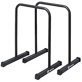 Eric Flag Dip Barren - Dip Station aus hochwertigem Stahl für Home Gym, Krafttraining, Körpergewicht, Fitnessgeräte für Zuhause - Parallettes Calisthenics, Solide Dip Stange, 250 kg maximale Belastung