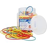 Westcott Gummibänder 80g | Ca. 170 Bunte Gummiringe...