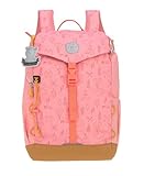 LÄSSIG Kinder Wanderrucksack Kinderrucksack mit Brustgurt gepolsterte Schultergurte wasserabweisend, 14 Liter/Big Outdoor Backpack Adventure Rosa