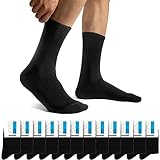 Falechay Herren Business Socken 12 Paar Classic...