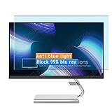Vaxson 2 Stück Anti Blaulicht Schutzfolie kompatibel mit Lenovo Q24i-20 23.8' Monitor Display Bluelight folie folien Displayschutzfolie （ nicht Panzer Schutz Glas folie SchutzGlas nicht PanzerGlas ）