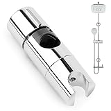 Handbrause Halterung 18-25 mm, Verstellbar Duschhalterung, Duschkopf Für Badezimmer, Brausehalter Duschhalterung für Badezimmer Duschstange, ABS Duschkopf Halterungen,Verchromt