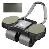 Bauchroller,Bauchtrainer für zuhause, verbessertes 4-Rad-Design, ultrastabiler Kerntrainer zur Stärkung von Bauchmuskeln und Rumpf, langlebig und leicht, perfekt für Männer und Frauen, Heimfitness