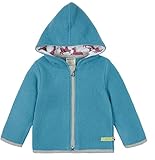 loud + proud Unisex Kinder Wollfleece, GOTS Zertifiziert Jacke, top, 110/116