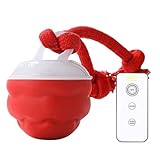 Interaktive Hundebälle, automatisches rollendes Hundespielzeug, 10,9 x 7,5 x 7,5 cm, Welpen-Trainingshilfe, bewegungsaktiviertes Design, leiser Kauball für Park, und Grasland Spielen