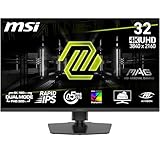 MSI, MAG 322URDF E16, 32-Zoll, 4K UHD, 3840x2160, Gaming-Monitor, Rapid IPS, 0,5ms, DisplayHDR 400, Eye Care, AI Vision, Dual-Mode, HDMI 2.1, DP 1.4a, Neigung/Höhe einstellbar, Schwarz
