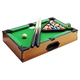 Mini-Tisch-Pool-Spiel, 34,5 cm, Holz-Plüschharz, Billardtisch-Set, komplettes Zubehör für Familienspaß, Schule, Urlaub, Reisen, Partys, Indoor-Outdoor-Unterhaltung, Kindergeburtstag, Geburtstagsfeier