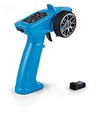 Carson 500500100 - Reflex Wheel Start 2.4G Radio, Modellbau, Zubehör, Fernsteuerung, Empfänger, 3 Kanal, Tamiya KIT kompatibel, blau