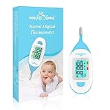 Baby Rectal Thermometer mit Fever Indicator – Easy@Home Perfect Newborn and Infant Digital Thermometer mit LCD-Display, Lesekörpertemperatur-Kind und Babyelement mit Accurate Fast Reading – EMT-027